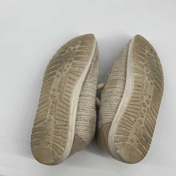 Hey Dude Wendy Canvas Slip On Loafers Flats Size 10 Womens Cream Beige Comfort - Picture 8 of 8